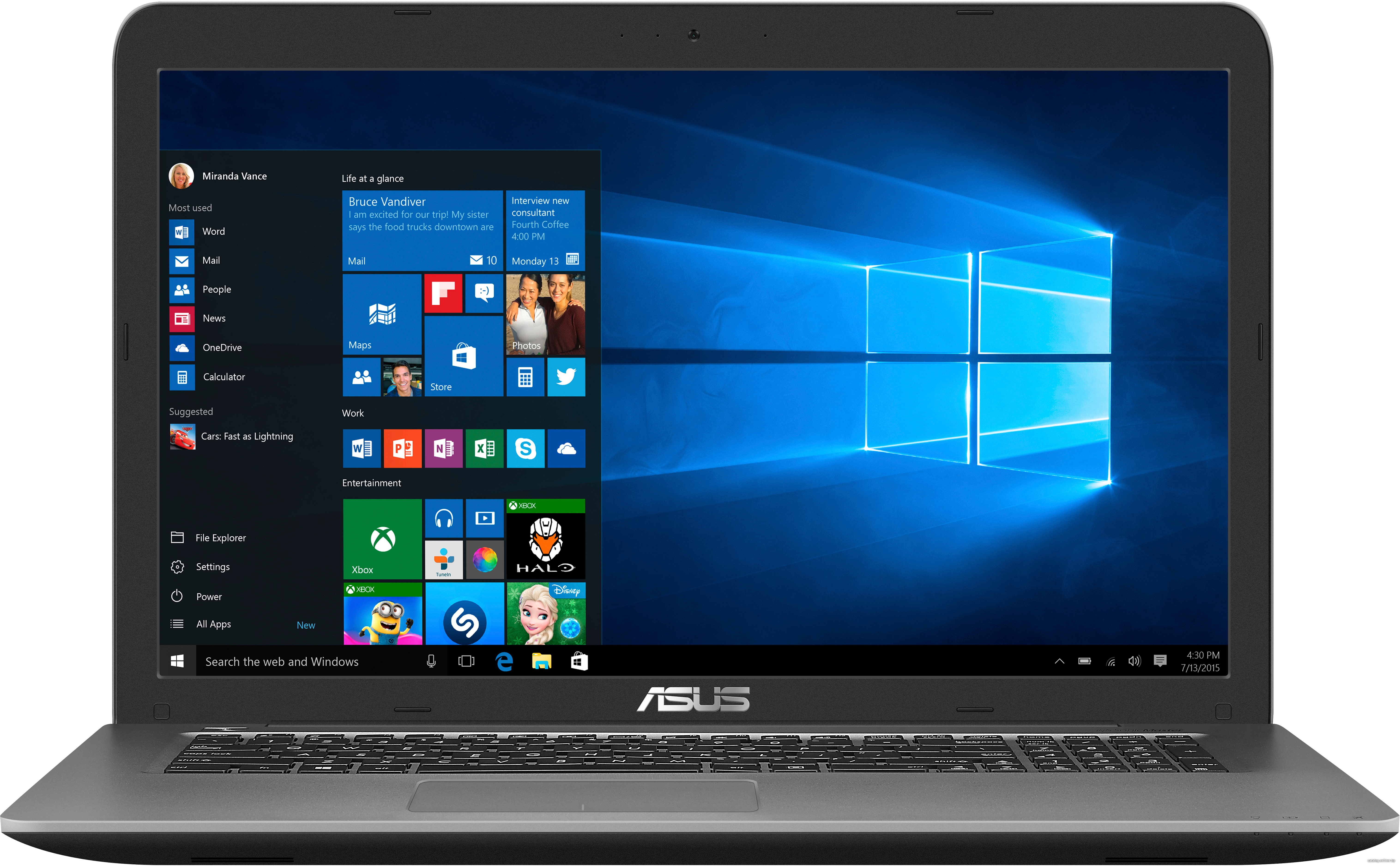 Замена жесткого диска ASUS X756UQ-T4240D