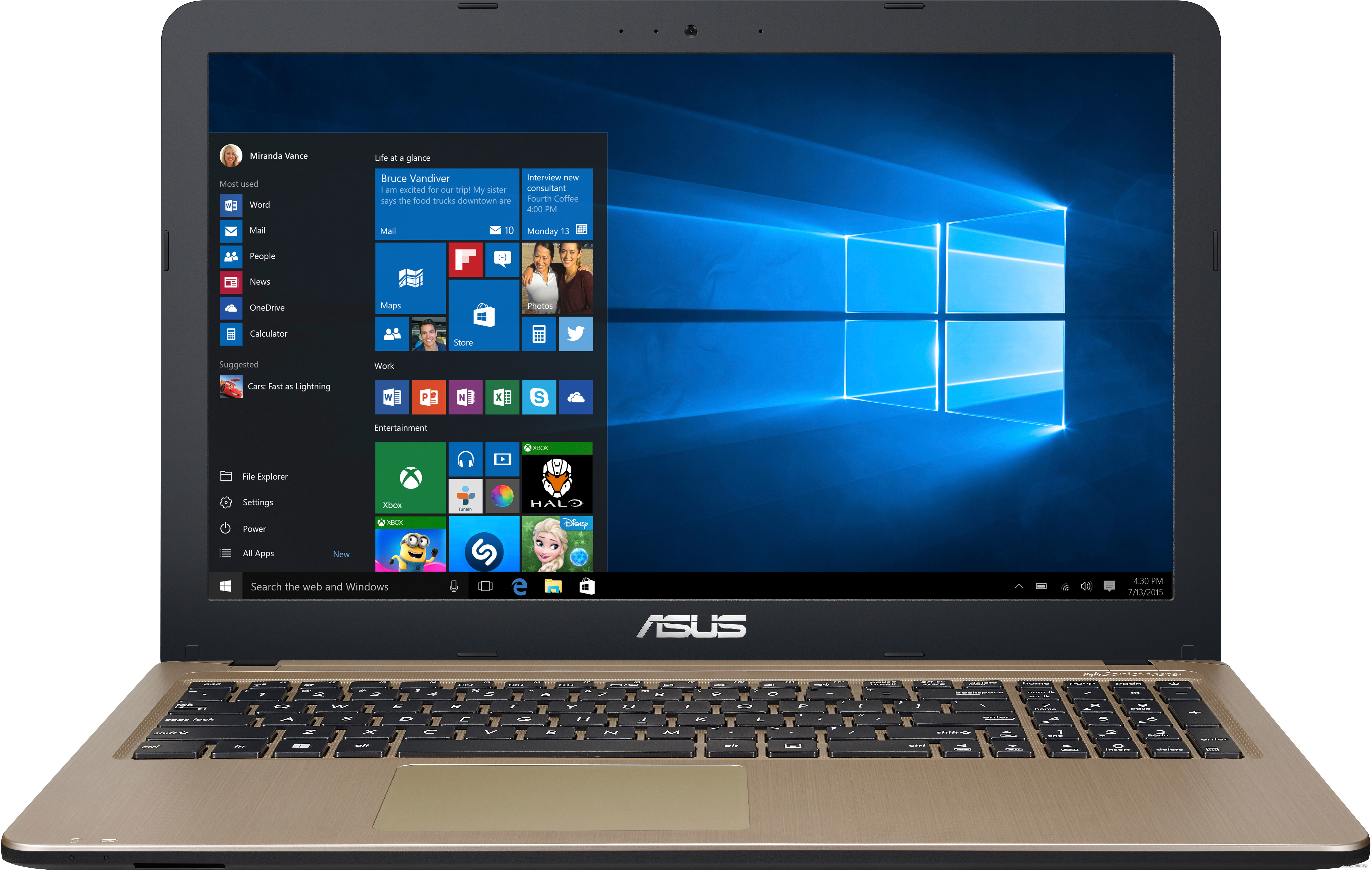 Замена жесткого диска ASUS VivoBook X540YA-XO047T